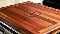 Monogrammed stovetop cover as closing gifts for new home buyers